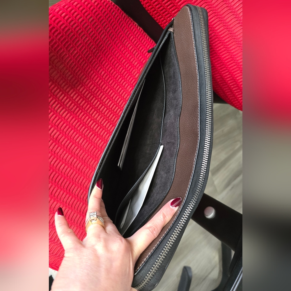 Coach 15 Laptop Case Mahogany Multi, CH068 - Picture 7 of 13